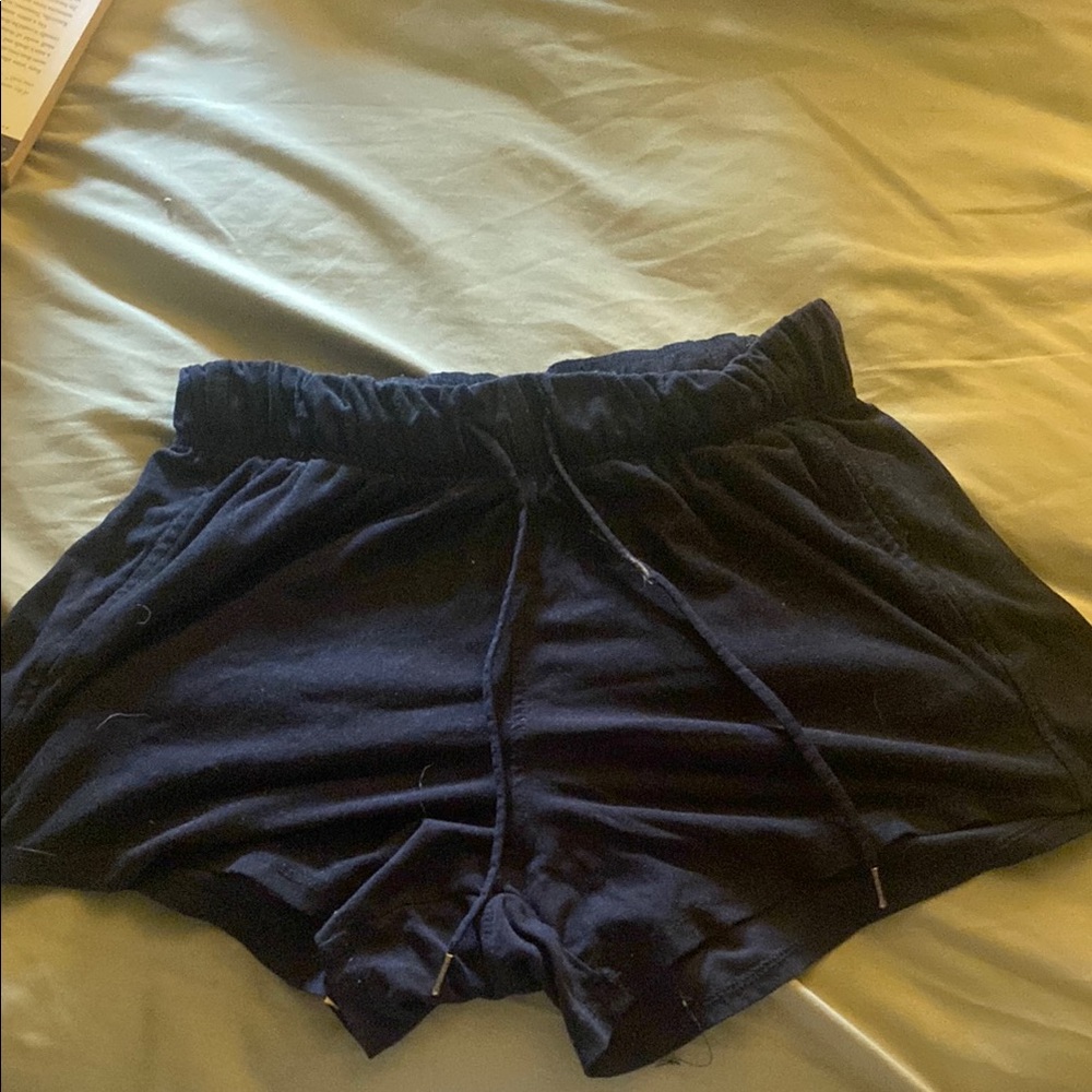 Athletic Works Black Athletic Shorts Elastic Waist